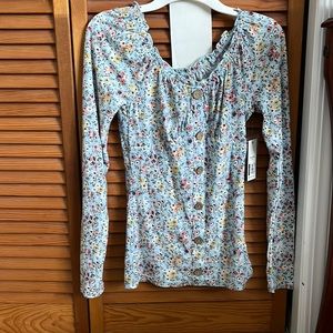 Off the shoulder shirt